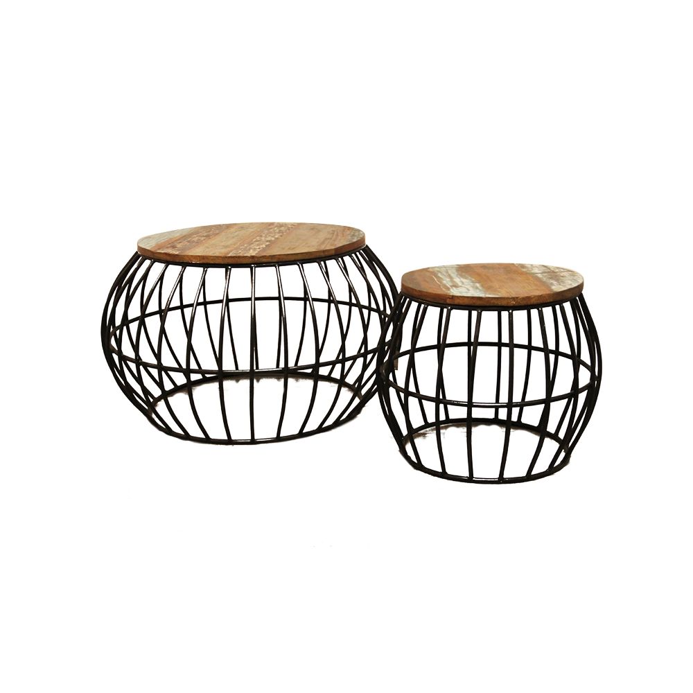 Set OF 2 Wire Frame Coffee Table